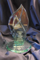 The Roland Wagner Award trophy