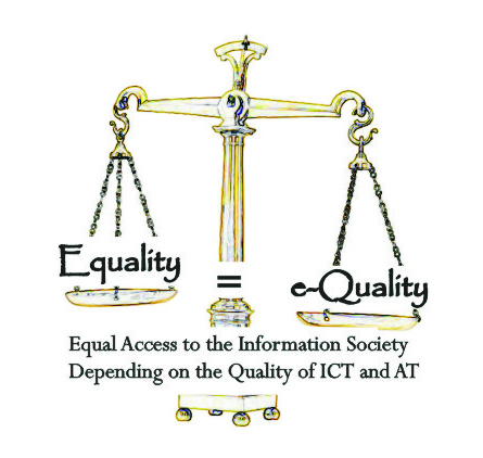 Picture equation “equality = eQuality”