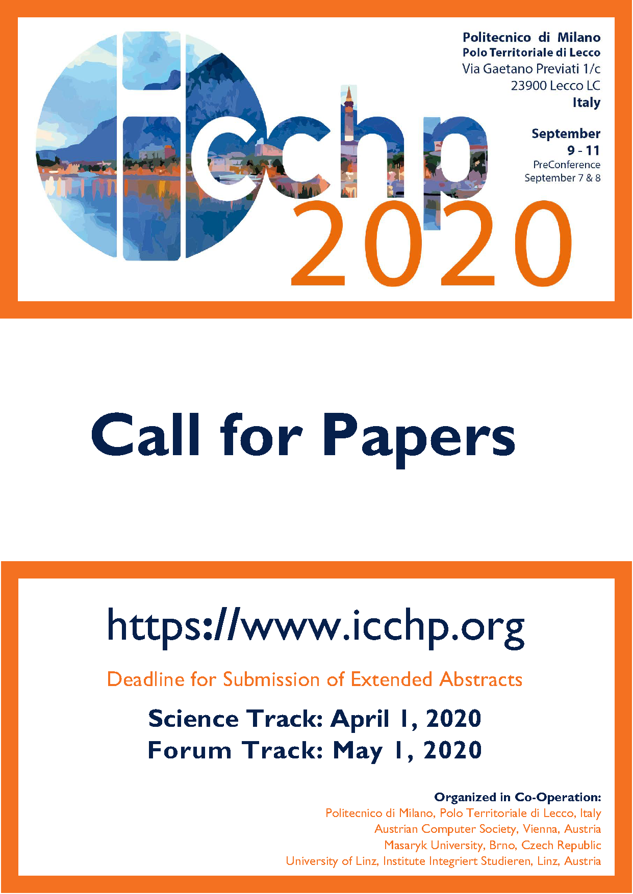 Cover Call ICCHP 2020